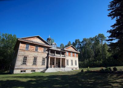 Convent, Val Jalbert Village Historique, near Chambord