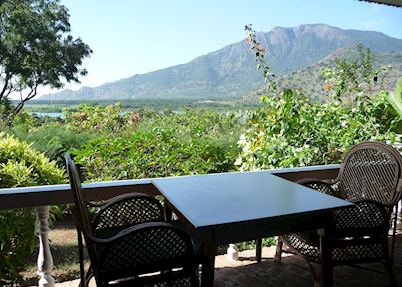 Sit out overlooking the Western Ghats, Cardamom House, Dindigul