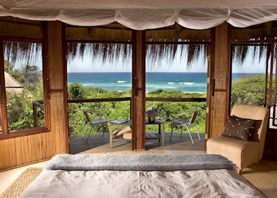 View from your room at Thonga Beach Lodge