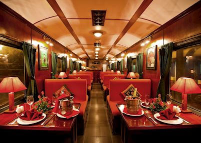 Le Tonkin Restaurant onboard the Victoria Express Train