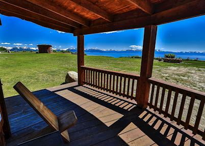 View from the Puffin Log Cabin, Kenai Peninsula Suites, Homer