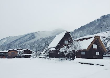 Shirakawago in the snow