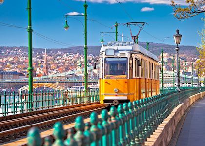 Budapest's yellow tram system