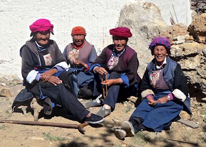 Tibetan tribe in Shangri-la