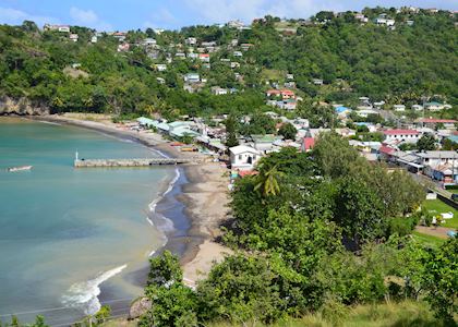 Anse La Raye fishing village, Saint Lucia