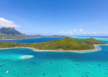 Bora Bora from the air