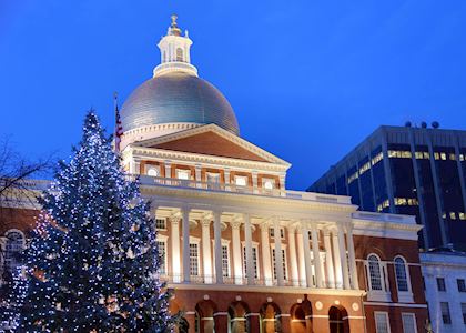 Old State House at night, Boston