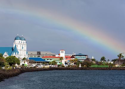 Rainbow over Samoa