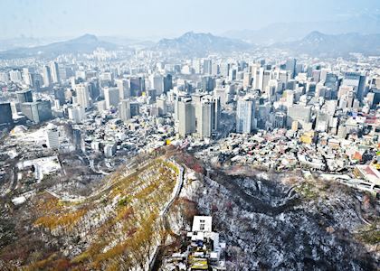 Seoul in the winter
