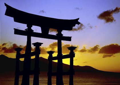 Sunset over Miyajima