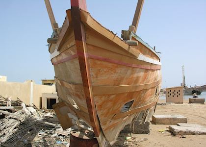 Dhow factory in Sur, Oman