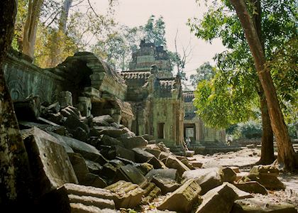 Crumbling stones of Ta Prohm, Siem Reap