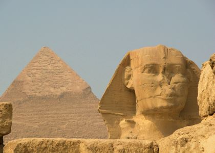 The Sphinx and Pyramid of Khafre, Giza