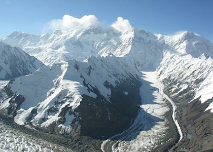 Peak Pobeda, Tian Shan mountain range