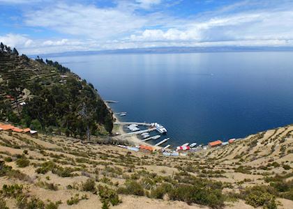View from Isla del Sol, Lake Titicaca