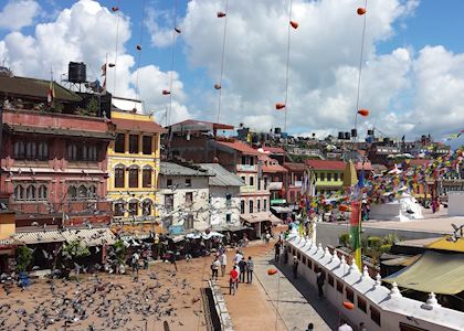 Bodnath Square, Kathmandu, Nepal
