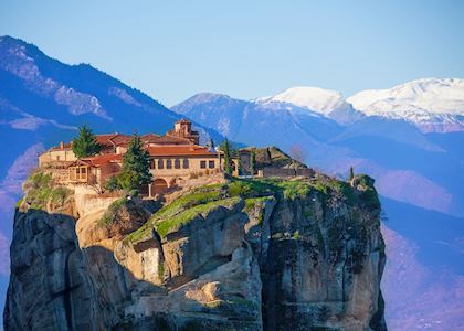 Meteora in winter, Greece