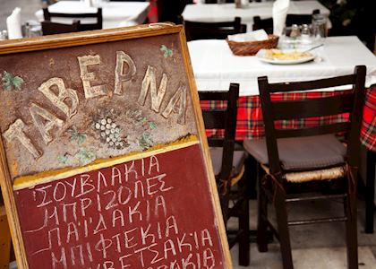 Local taverna, Greece