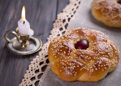 Greek Easter bread, Greece