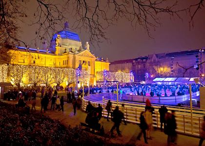 Christmas market, Zagreb