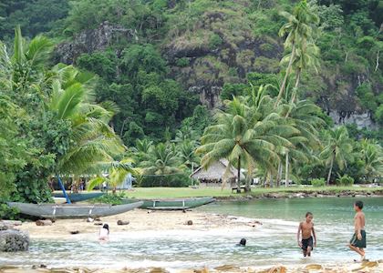 Children at play, Vanua Levu