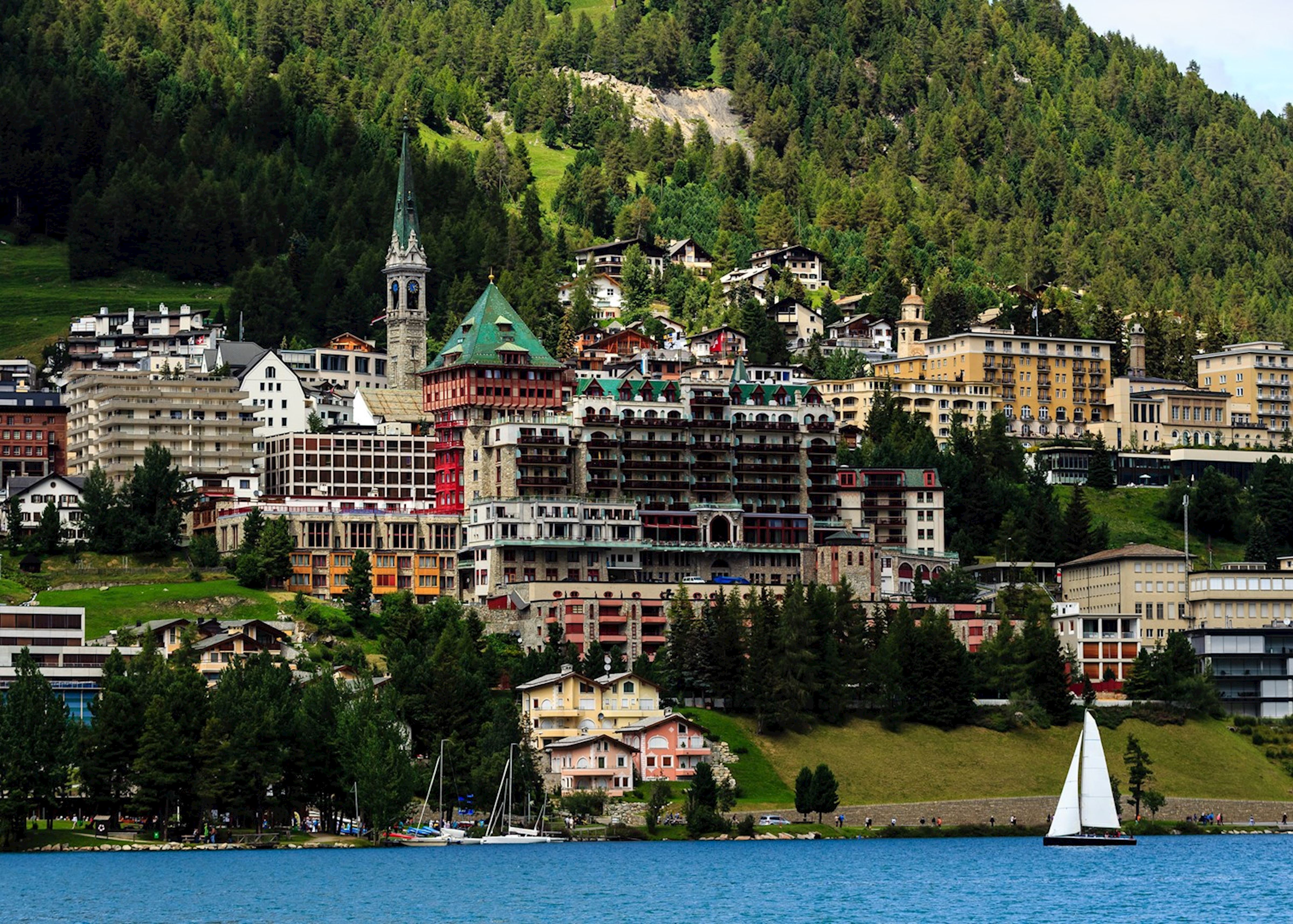 Visit St. Moritz on a trip to Switzerland | Audley Travel US | Tassen, Gläser & Becher