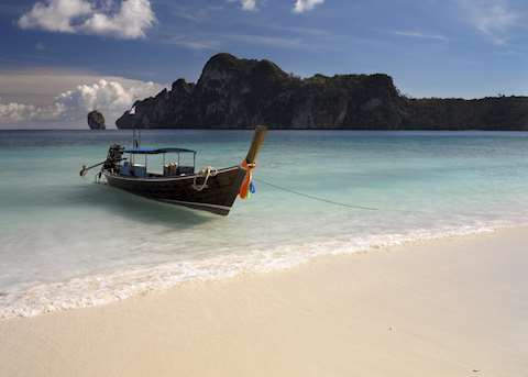 A longtail boat in southern Thailand A longtail boat in southern Thailand