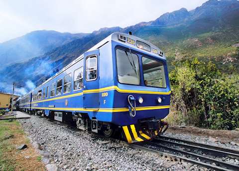 Train in the Andes, Peru Train in the Andes, Peru
