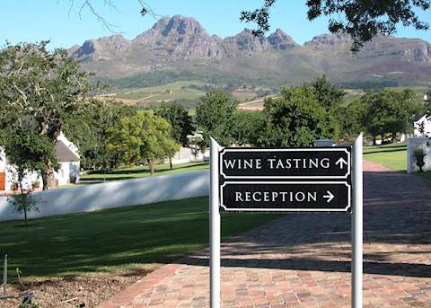 A wine farm in Stellenbosch A wine farm in Stellenbosch