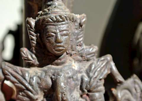 Small figure on Doi Suthep temple, Chiang Mai, Thailand Small figure on Doi Suthep temple, Chiang Mai, Thailand