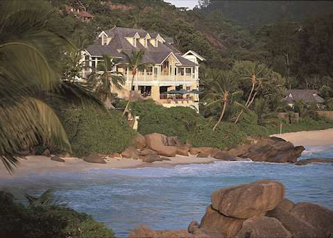 Main Building at Banyan Tree, Seychelles Main Building at Banyan Tree, Seychelles