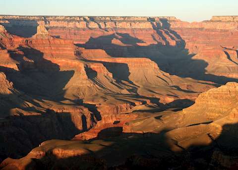The Grand Canyon at sunset The Grand Canyon at sunset