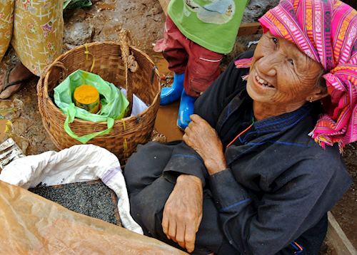 Lady at the Heho Market, Burma (Myanmar)