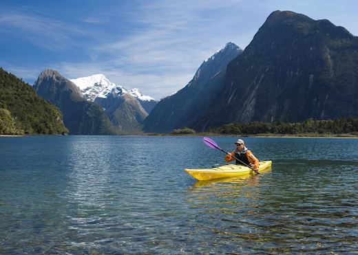 Sea Kayaking on  Milford Sound