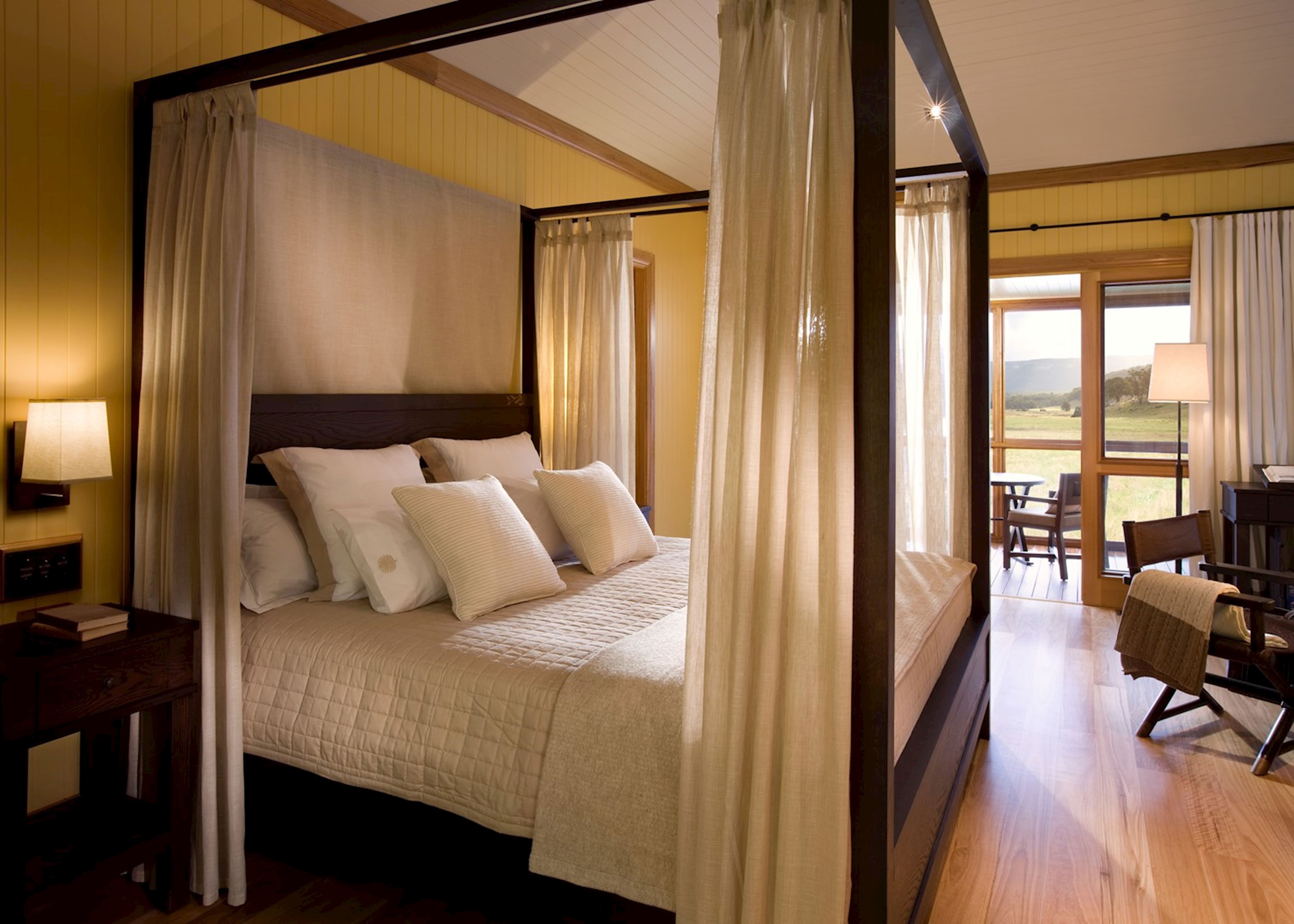 Bedroom, Wolgan Valley Resort & Spa, Blue Mountains Bedroom, Wolgan Valley Resort & Spa, Blue Mountains