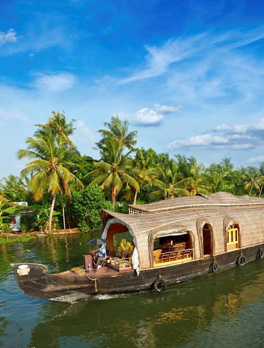 Keralan Houseboat Rice Barge, India 