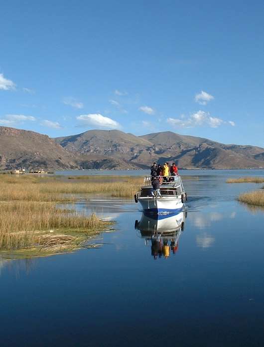 Peru Vacations Tours Audley Travel US   65387 Transport On Lake Titicaca Peru 