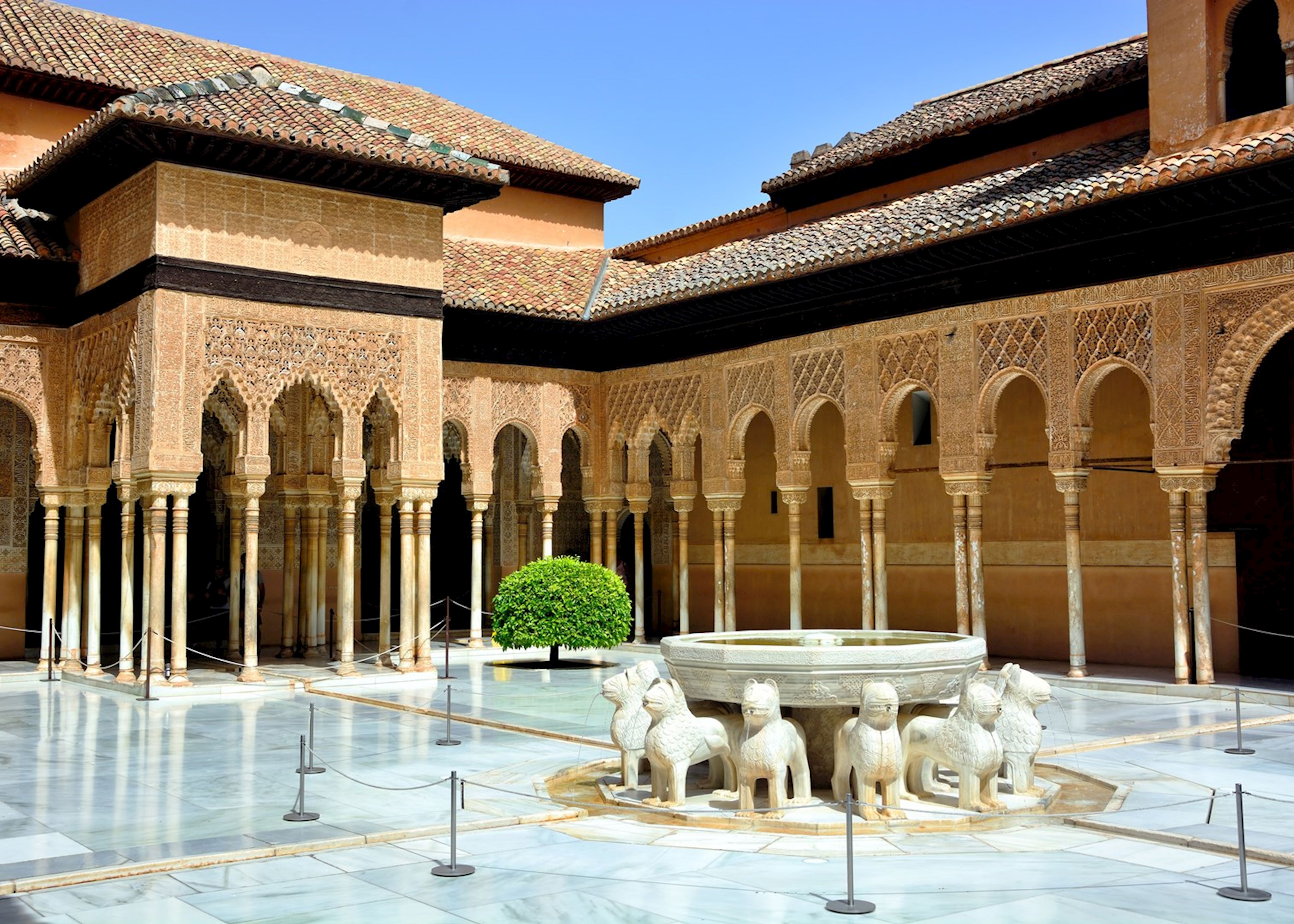 Alhambra Palace And Granada City Tour Audley Travel UK   1342712 Patio De Los Leones Alhambra Granada 