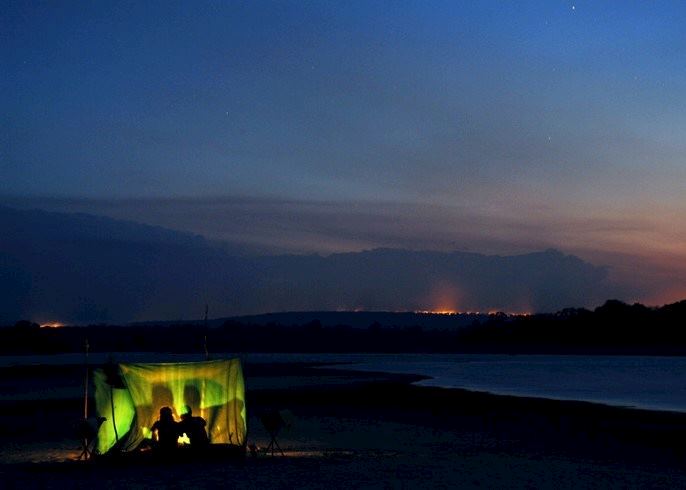 Sand Rivers Fly Camping, Selous Game Reserve Sand Rivers Fly Camping, Selous Game Reserve