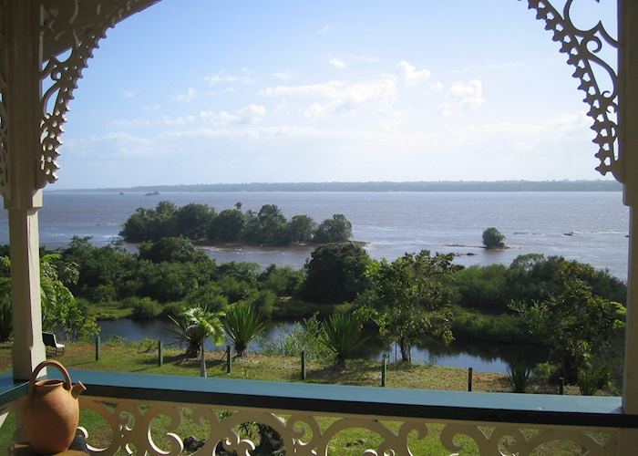 View from Shanklands Rainforest Resort, Guyana View from Shanklands Rainforest Resort, Guyana