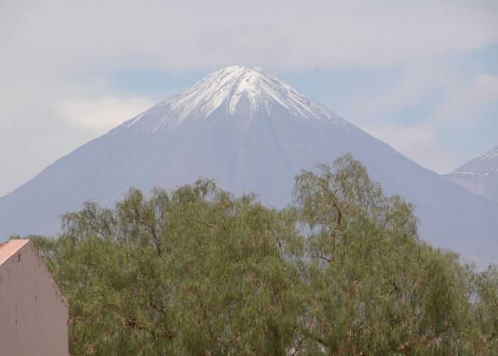 Volcano Licancabur from San Pedro de Atacama
