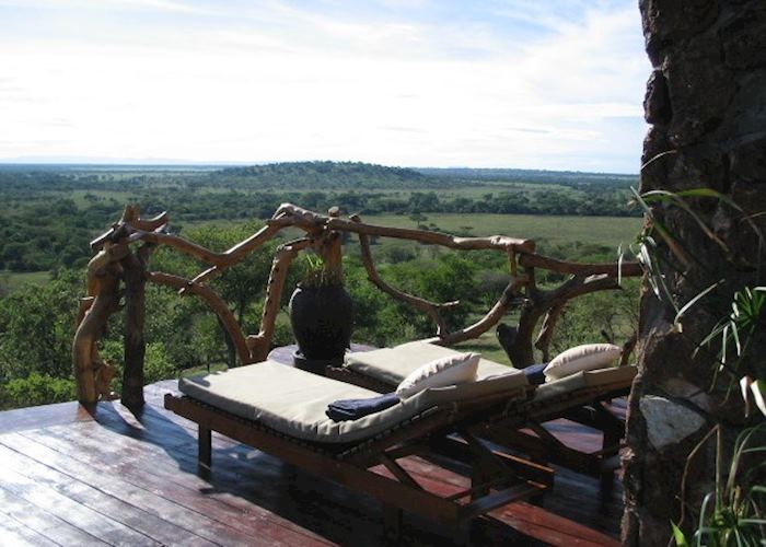 View from pool deck, Mbalageti Lodge