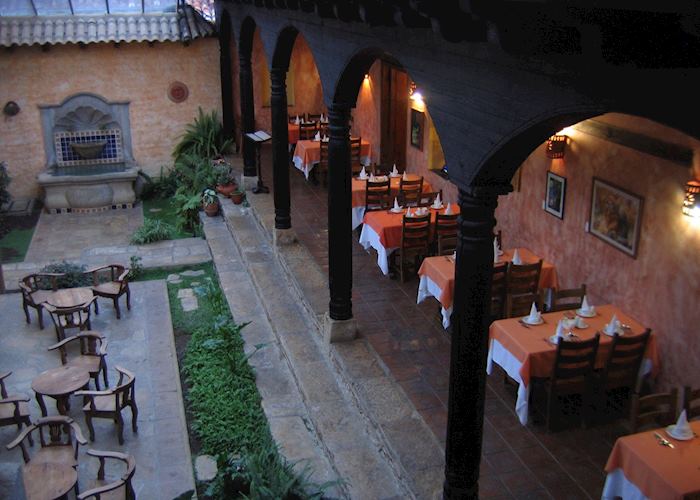 Hotel Casa Vieja atrium restaurant, San Cristobal de las Casas