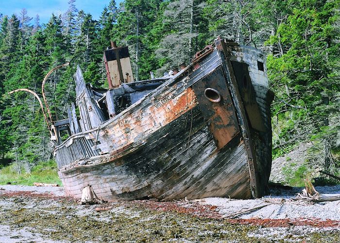 A Shipwreck on Anticosti Island, Quebec