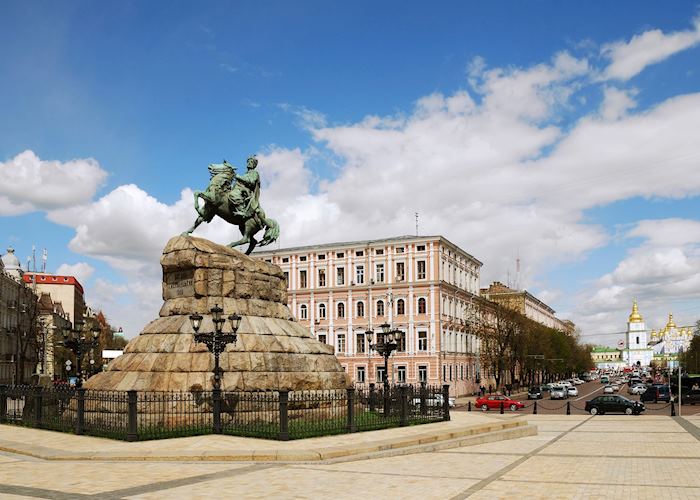 Bohdan Khmelnytsky Square, Kiev, Ukraine