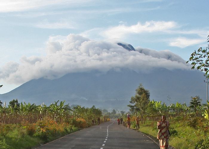 The road from Ruhengeri to the Volcanoes National Park