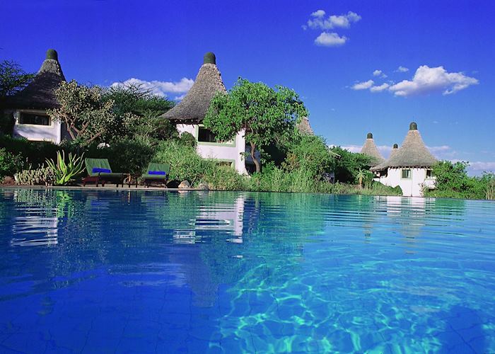 The pool at Serena Lake Manyara
