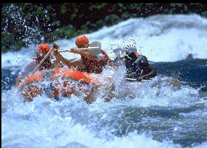 White water rafting on the Nile, Jinja