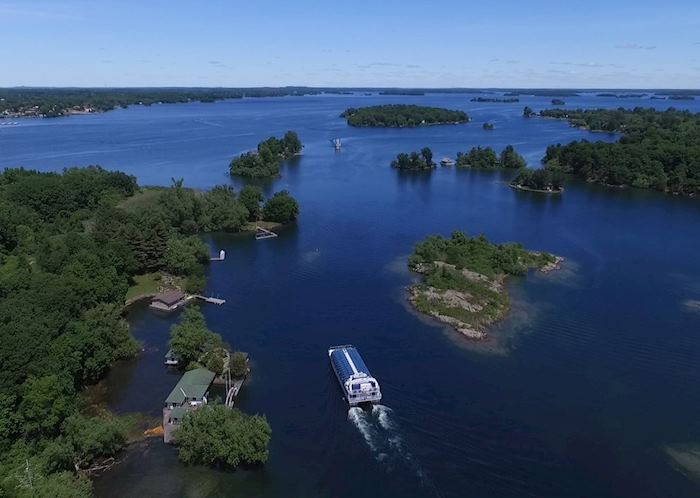 Cruising in the Thousand Islands, near Kingston