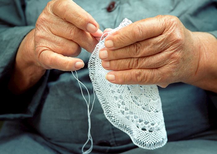 Lace making in the Troodos Mountains